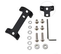 Besttoolifes Aluminum Alloy Bottle Cage Extender Dual Water Bottle Expansion Mount Adapter Lightweight Cup Holder Bracket Compatible with 1940mm for Frame Tubes Compatible (Black)