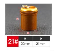 Besttoolifes Aluminum Alloy Fishing Rod 1123mm Cap Having Pull Ring Diameter Rod Butt Protector Stopper End for Rod Building and Repair Fits for Lasting Rods Lightweight Rear (21mm)