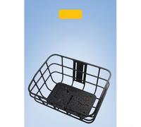 Besttoolifes Aluminum Alloy Folding Front Basket 20 Inch Designed For V Brake Mount Bikes Using Standard Brake Holes And Including Thick Washers For Rigidity(brake Bracket)