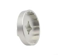 Besttoolifes Aluminum Alloy For Bicycle Bottom Bracket Wrench for Praxis Works T47-lB BB-M30 Socket Tool - 12T, Silver, 50g