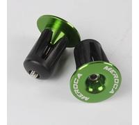 Besttoolifes Aluminum Alloy Handlebar Ends for Bicycle Bar End Plugs 22mm Compatible with 22-24mm Handlebars - Durable Bike Handlebar Grips End Caps in Black, Red, Green,(Green)