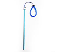 Besttoolifes Aluminum Alloy Scuba Diving Tank and Noise Rod with Scale Plus Adjustable for Multifunction Underwater Signal Maker Knocker Measurement Lanyard (Blue)