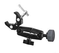 Besttoolifes Angle Clamp Mini for Starlink Rv Adapter Aluminum Alloy with Ladder with Bracket Adjustable Round Tube Clip for Roof Rack Pole Compatible for Starlink Mini