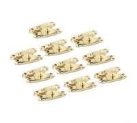 Besttoolifes Antique Bronze Jewelry Box Latch Clasp, Iron Construction, 26x16mm, 10-Pack for Wooden Boxes, Wine Boxes, Retro Storage Solutions(YELLOW)