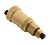 Besttoolifes Automatic Air Vent Valve for Heating System, Brass Quick Vent with Shut-off Valve, DN10/15 (3/8 & 1/2 Inch), Lasting for Hydronic Radiators(ZH-G3/8 * 3/8)