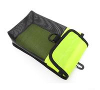 Besttoolifes B, SCUBA & Snorkeling SMB Storage Bag for Safety Marker Buoy - Heavy-Duty PVC Mesh Carry Pouch with D-Ring, Swivel Buckle & Drainage Design, Compact 20 x 13 x 7.3 cm