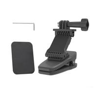 Besttoolifes Backpack Shoulder Strap Clip Mount For DJI Action 5Pro For Insta360 X5, With 360° Rotational, Quick Release Clamp Body Cam Holder, Action Camera Accessories