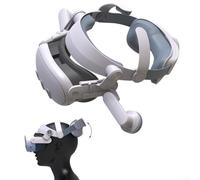Besttoolifes Battery Head Strap Accessories For Meta For Quest 3/3S, Dual Charge The VR Headset And Battery Strap In 2.5h(T300 Regular)