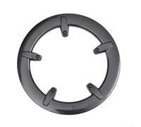 Besttoolifes Bicycle Chainring Guard, Plastic Bicycle Chain Guard Ring 40&42 Teeth, 5-Hole 6.5cm Spacing, Plastic Chain Deflector, For Mountain Road Folding Bikes, Black(A)