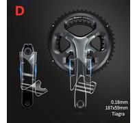 Besttoolifes Bicycle Crank Protector Stickers for SRAM and Shimano Models, TPH Film Crank Arm Guard Decals, 2 Pack, Compatible with 3T/Red/Force/DA R9100/UT R8000/FC6800/DA(D)