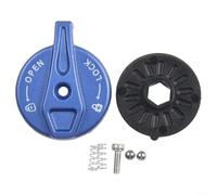 Besttoolifes Bicycle Front Fork Remote Lock Out Switch Cap Blue Zinc Alloy Replacement Part For Mountain Bike Suspension Fork Easy Installation