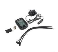 Besttoolifes Bicycle Speedometer, Wired Cycle Computer with LCD Display, Waterproof Odometer for Mountain Road Bikes, Easy Installation ABS Material, Backlit Screen(Black)