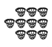 Besttoolifes Billiard Table Pocket Set 10pc, Pool Table Pockets Replacement, Black Plastic Billiards Table Accessories, 80x105mm Wear Resistant for Easy Install