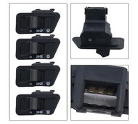 Besttoolifes Black ABS Switch Component for Ebike Headlight Switch and Motorcycle Turn Signal Button, 10MM Handlebar Switch, Electric For Control(Headlight switch)