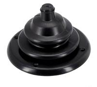 Besttoolifes Black, Silicone Boat Motor Cable Boot for Marine Yacht, Canoe & Inflatable Boats - Waterproof Engine Control Wire Organizer, 100mm Diameter x 70mm Height, 14mm Cable Outlet