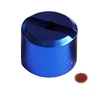 Besttoolifes blue, Half Moon Pin Nut for and For DAIWA Drum Reels - Metal Replacement Part, 0.9 x 0.7 cm, 8 mm Inner Diameter, 2 g, Compatible with Half-Moon Drum Reel Series