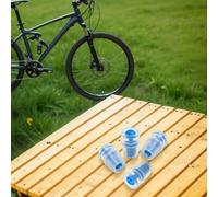 Besttoolifes blue, Silicone Cycling Hydration Bladder Bite Valve Replacement for Outdoor Sports Water Bags - 4-Pack, Soft Odorless Food-Grade Material, Compatible with Most For Bike Hydration Systems
