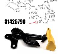 Besttoolifes Bonnet Hood Latch Lock for XC60 (2013-2017), Metal Construction, Black Finish, Direct OEM Replacement (Part No. 31425790)