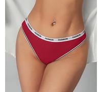 Besttoolifes Butt Lifting Underwear For Women Letter Print High Waist | Everyday Comfortable Ladies Pants, Summer Breathable Sleep Bottoms, Vacation Holiday Beach Undergarments, Club Wear