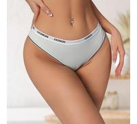 Besttoolifes Butt Lifting Underwear For Women Letter Print High Waist | Everyday Comfortable Ladies Pants, Summer Breathable Sleep Bottoms, Vacation Holiday Beach Undergarments, Club Wear