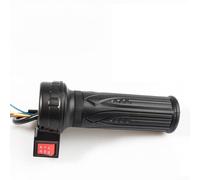 Besttoolifes C, Electric For Bike Throttle for E-Bikes and Electric Scooters - ABS Construction, Forward/Reverse & High/Medium/Low Speed Control, 400mm Cable Length, Black