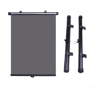 Besttoolifes Car Sun Shade Side For Cover Retractable Automatic Roller Blinds for Heat Insulation UV Protection Transparent Mesh Sunscreen Curtain