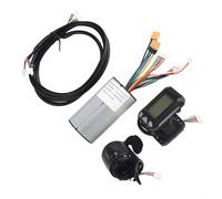 Besttoolifes Carbon Fiber Electric Scooter Controller Kit with LCD Display and Brake Set, 24V/36V Aluminum Alloy for Folding Scooters 4" 5" 5.5" 6.5" up to 350W(24V)
