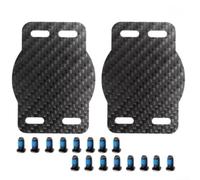Besttoolifes Carbon Fibre Cleat Spacers for Wahoo for speedplay | for zero, 0.5mm 1mm 2mm Pedal Shim Kit, Road Bike Foot Float Correction Pads, Cycling Leg Length Adjusters
