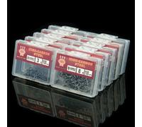 Besttoolifes Carbon Steel Layout Fishing Hooks Set 50/60/70pcs Strong Circle Hooks Barbed Lures Compatible with Soft for Treble Assorted Sizes 1315 Terminal Tackle (14)