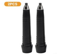 Besttoolifes Carbon Steel Trekking Pole Tips with Carbide Insert, 2-Pack Replacement Tips for Walking & Trekking Poles, 7.7 cm x 1.2 cm, Dark Grey, 12 g