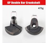 Besttoolifes Cast Iron Crankshaft Rotor for Air Compressor Air Pump, Forged for Spare Part Accessory, Precision Fit Replacement for 1P 2.5P 3P Models, Easy Install for Workshop and Home Use(B)