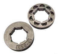 Besttoolifes Chain Drive Sprocket Rim for 325-9 Chainsaw, Hardened Steel Guide Wheel Compatible with 5200/5800 Series, Wear Resistant 41x22x8mm Replacement(2pcs)