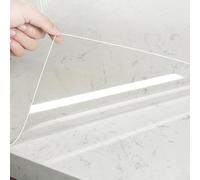 Besttoolifes Clear Sticky Back Plastic Roll, Transparent Self Vinyl Book Covering Film 60CmX300cm, Clear Wall Protector Vinyl Wrap, Furniture Stickers Waterproof For Kitchen Books