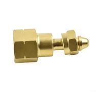 Besttoolifes Cylinder to Regulator Acetylene Adapter, Brass Gas Regulator Adapter for CGA-200 MC, CGA-300, CGA-510 and CGA-520 Tanks, CGA 200 to CGA 510(CGA-200 to CGA-510)
