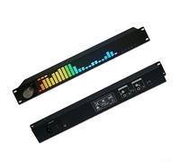 Besttoolifes Digital Equalizer, Audio Spectrum Analyzer, Dual Channel 15-Band Equalizer Home Audio, Stereo Graphic Equalizer Digital MusicAudio Spectrum Analyzer