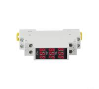 Besttoolifes Digital Voltage Meter for AC 80-500V, 18mm Modular Voltmeter for Single and Three Phase, DIN Rail Mount Industrial Voltage with IP20