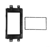 Besttoolifes Double Din Stereo Plate Frame Panel Trim for SX4 2007-2013, Black Plastic Dash Kit with Inner Size 17.8 x 10.2 cm, Aftermarket Replacement