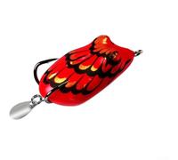 Besttoolifes E, Simulation Frog Fishing Lure - Lifelike Soft Plastic Crankbait for Blackfish, Bass, Pike & Trout - 4 cm Floating Carnivorous Bait, PVC Silicone, Multicolor