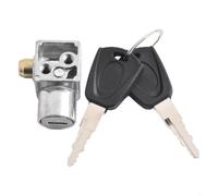 Besttoolifes Electric Bicycle Battery Saddle Tube Lock - Zinc Electroplated Shell with Aluminum Core, Anti-Theft Keyed Lock for E-Bike Security, 2-Pack(TYPE A)