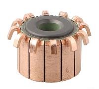 Besttoolifes Electric Motor Commutator 12P, Copper Hook Type DC Motor Commutator Replacement Part for Power Tools and Home Appliances, CHY-3389-12 Compatible