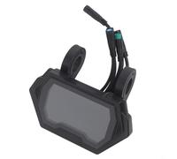 Besttoolifes Electric Scooter LCD Display Dashboard for KUGOO G2 PRO and Max Compatible - Digital Meter with Plastic Housing, 134 x 72mm, Black, Lightweight Design