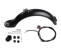 Besttoolifes Electric Scooter Mudguard Set Rear Fenders With Tail Light Compatible With 8.5 Inch Scooter ABS Material Replacement Parts