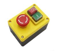 Besttoolifes Electromagnetic Pushbutton Switch 16A 250V Motor Stop/Start NVR Switch For Workshop Power Tools, Pedestal Drills, Belt Sanders, Saws