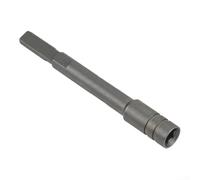Besttoolifes Extension Rod 83Mm Metal Drive Adapter Round Handle Design Sandblasted Chrome Vanadium Steel Bar For Power Tools Workshop(black)