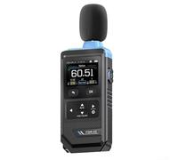 Besttoolifes FDM-02 Professional Sound Level Meter With Curve Recording Function 30-130dB Range Dual A/C Weighting Fast Slow Time Response Digital Noise Detector