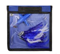 Besttoolifes Feather Trolling Skirt Tuna Lure Fishing Bait Tuna Fishing Bait With Steel Hook Feather Trolling Skirt Tuna Lure With Steel Hook For Big Fish Fishing, Rugged(blue)