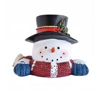Besttoolifes Festive Snowman Figurines For A Warm Holiday Welcome, Unique Christmas Crafts For Your Home(B)