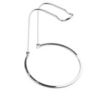 Besttoolifes Fishing Reel Storage Rack for 1000-12000 Models, Stainless Steel Display Stand with 3.6mm Thick Support, Lightweight & Detachable Reel Case for Spinning Reels(SILVER S)