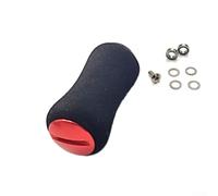 Besttoolifes Fishing Reels Handle Water Compatible Having Plus Reel Lightweight 40x19mm Having Bearings Knobs and Screw Lasting Saltwater and Gaskets (red)