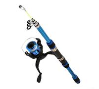 Besttoolifes Fishing Rod For Combo 1.8M Telescopic Rod With EVA Handle Marine Grade Reel Seat Tackle Storage Bag Lure Kit For Beginners